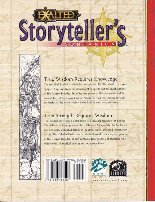 Exalted - Storytellers Companion (B-Grade) (Genbrug)